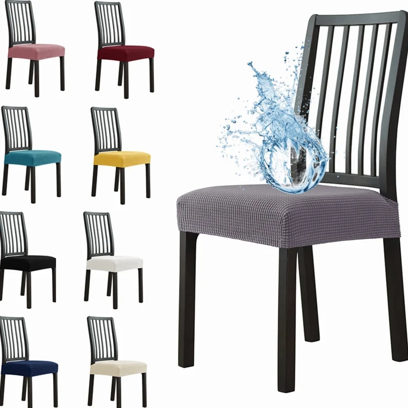 Visitor Chair Padded - เก้าอี้กันน้ําSpandex Jacquardเก้าอี้Padเบาะปรับห้องรับประทานอาหารเบาะเก้าอี้ที่นั่ง 2024