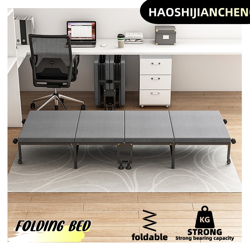 Office Furniture Loft - สํานักงานพับพักกลางวันเดี่ยวแบบพกพาสี่พับเตียงพับ