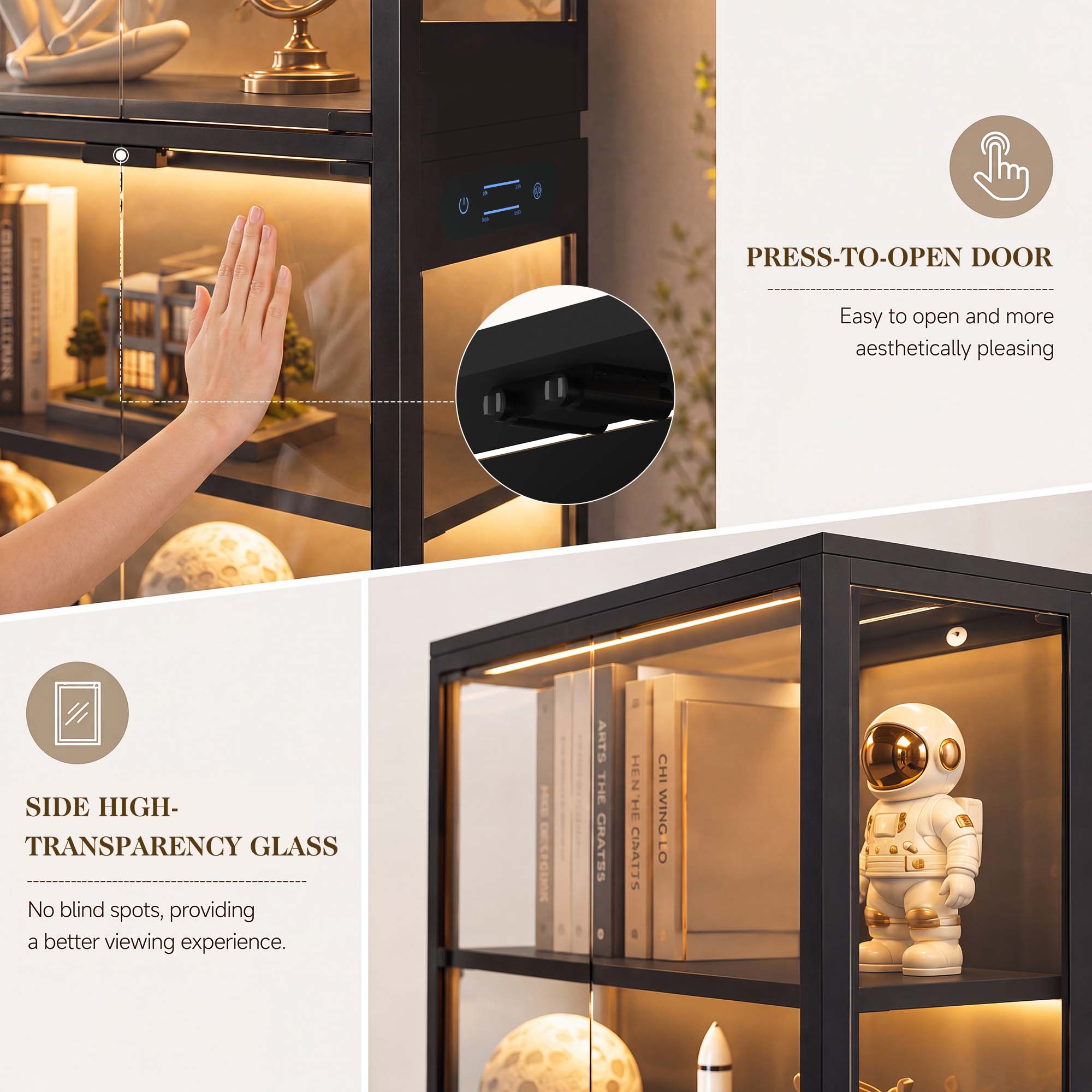 ตู้โชว์ 5 ชั้น TCGBKAF พร้อมปร - Office Furniture Loft บทวิจารณ์และราคา