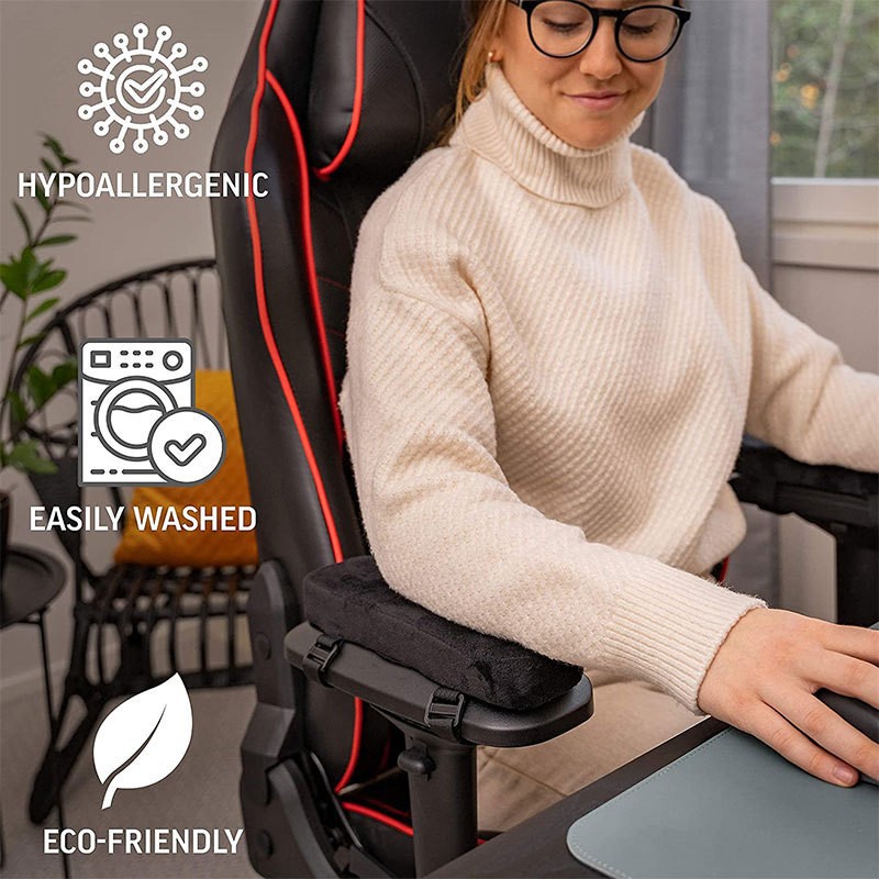 แผ่นรองแขนเมมโมรี่โฟมสำหรับเก้ - Visitor Chair Padded บทวิจารณ์และราคา