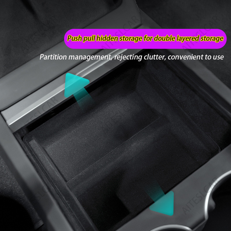 กล่องเก็บของคอนโซลกลางสำหรับรถ - Drawer Organizer Tray บทวิจารณ์และราคา