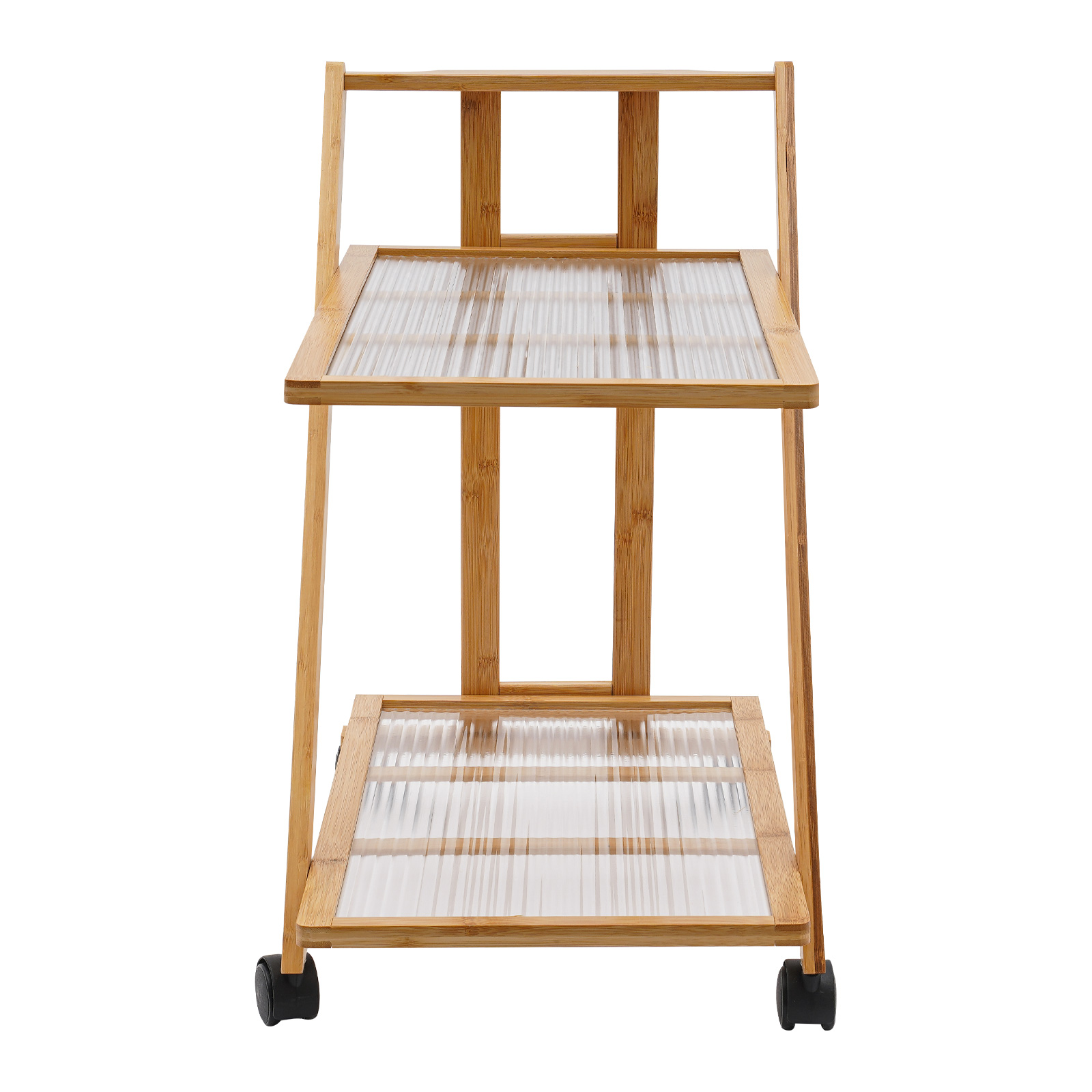 รถเข็นเก็บของ 2 ชั้นแบบพับได้  - Book Cart Rolling บทวิจารณ์และราคา