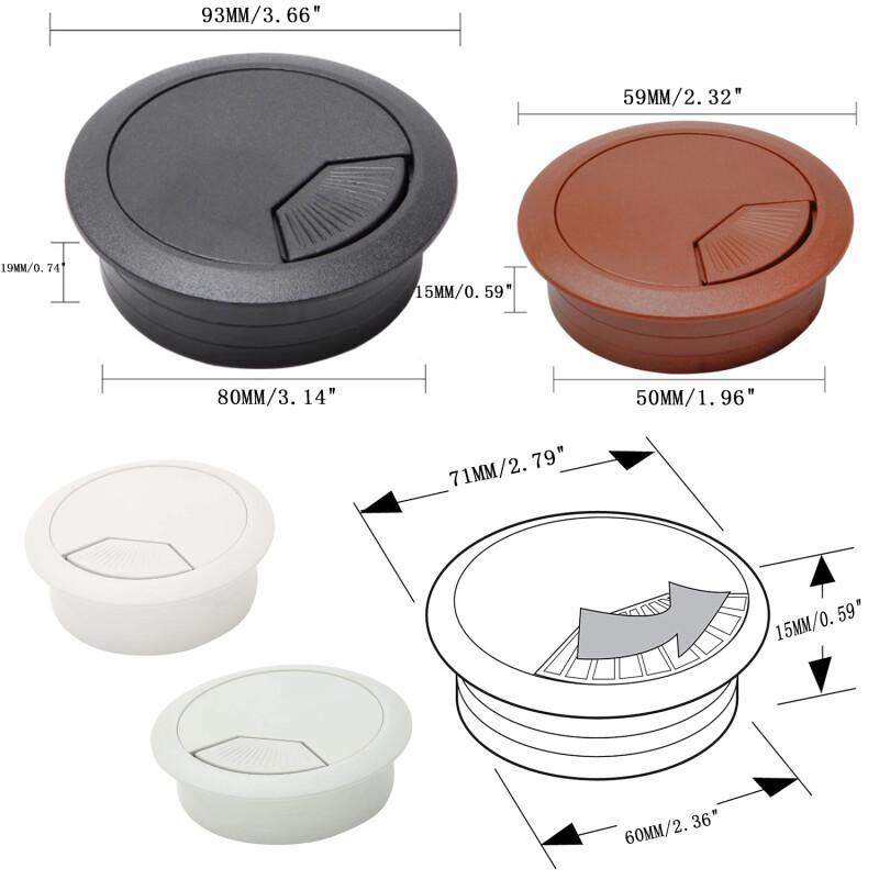 ฝาครอบรูสายเคเบิล 1 ชิ้น ตัวร้ - Office Furniture Loft บทวิจารณ์และราคา