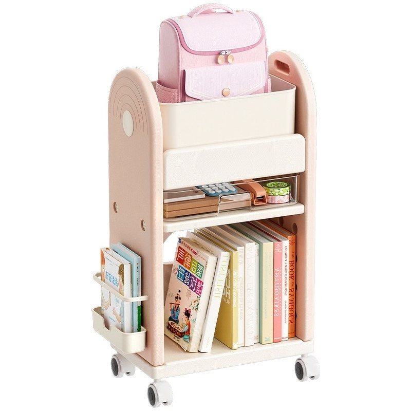 รถเข็นจัดเก็บกระเป๋านักเรียนแบ - Book Cart Rolling บทวิจารณ์และราคา