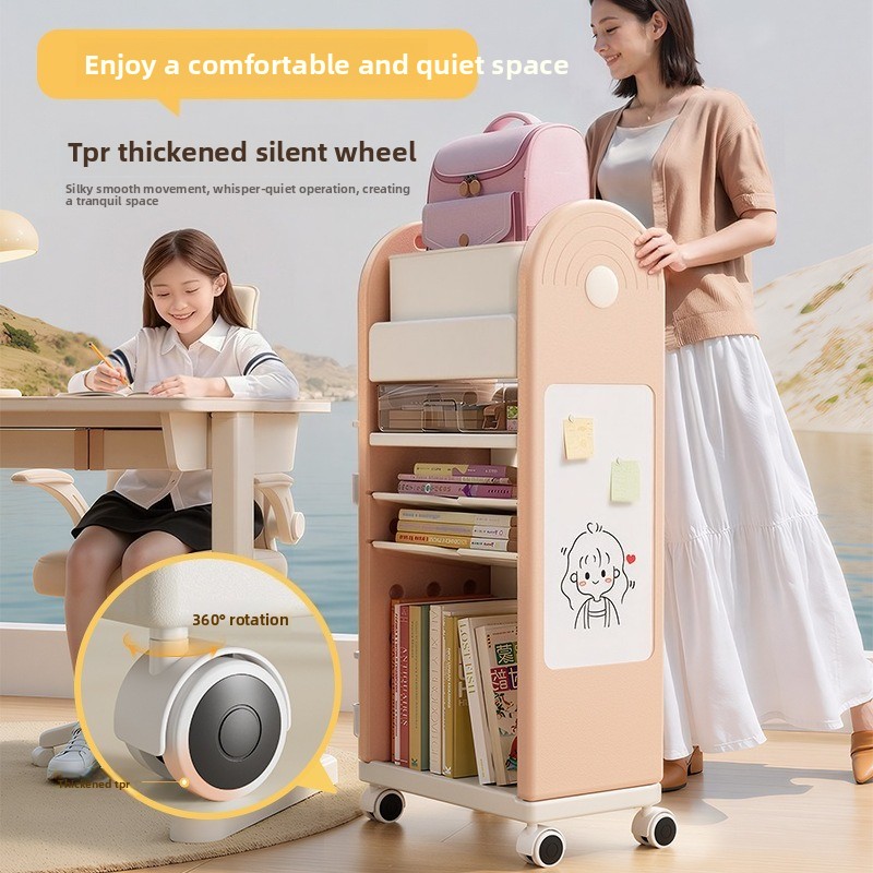 รถเข็นจัดเก็บกระเป๋านักเรียนแบ - Book Cart Rolling บทวิจารณ์และราคา