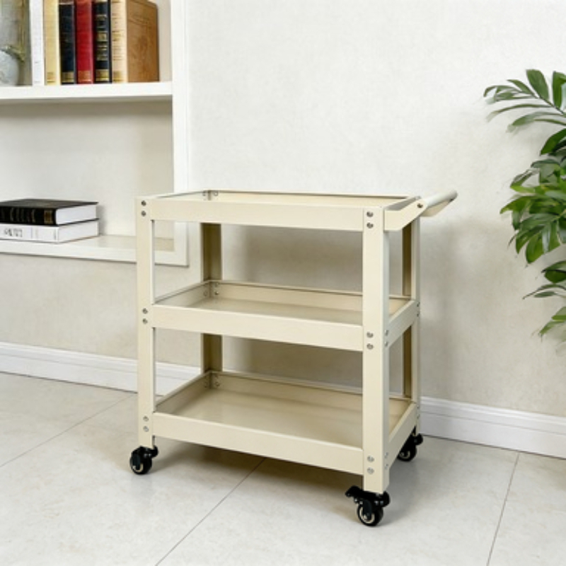 รถเข็นเก็บของโลหะ 3 ชั้นอเนกปร - Book Cart Rolling บทวิจารณ์และราคา