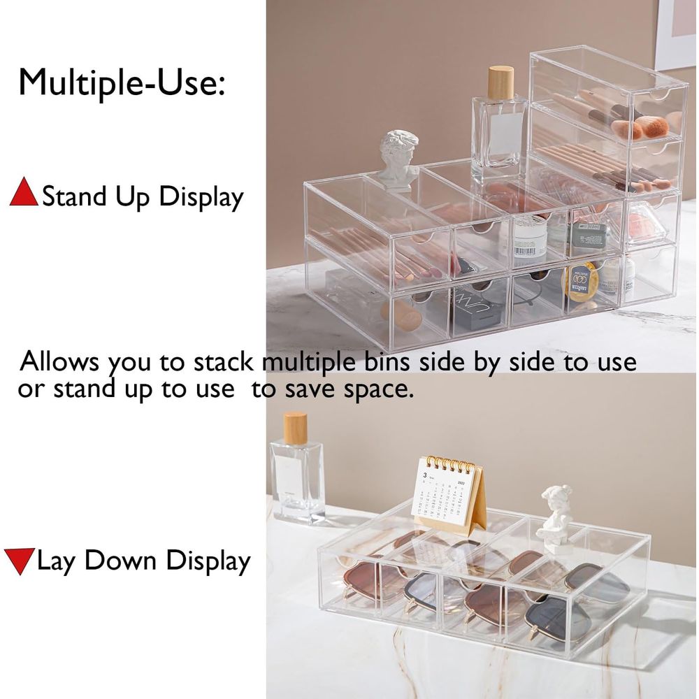 กล่องเก็บแว่นกันแดด, ที่จัดเก็ - Drawer Organizer Tray บทวิจารณ์และราคา