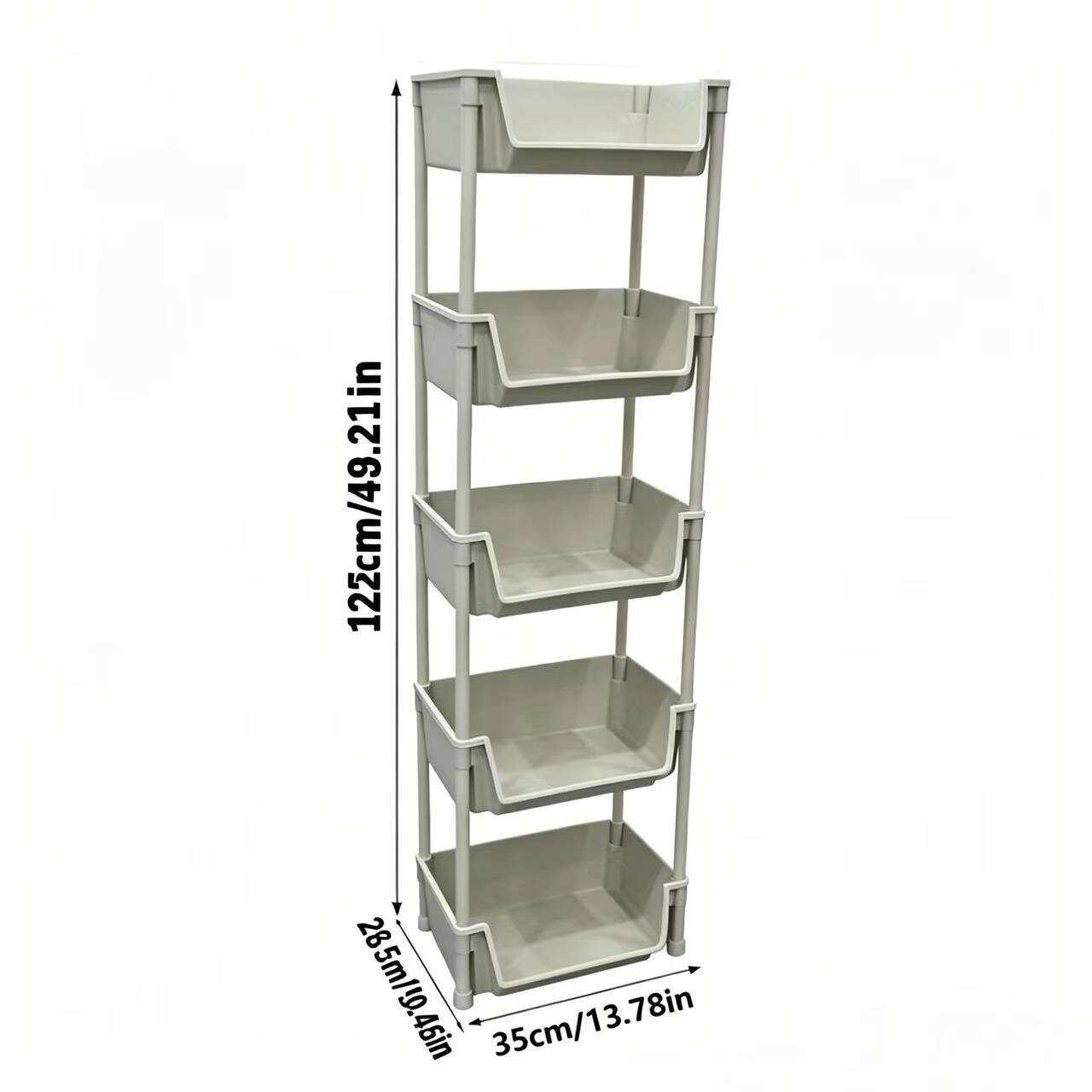 รถเข็นเก็บของพลาสติกแบบมีล้อ 5 - Book Cart Rolling บทวิจารณ์และราคา