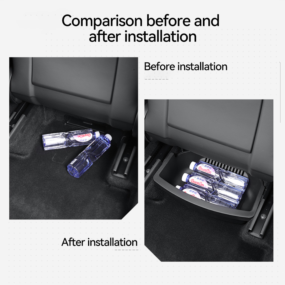 กล่องเก็บของใต้เบาะ YZ TPE สำห - Drawer Organizer Tray บทวิจารณ์และราคา