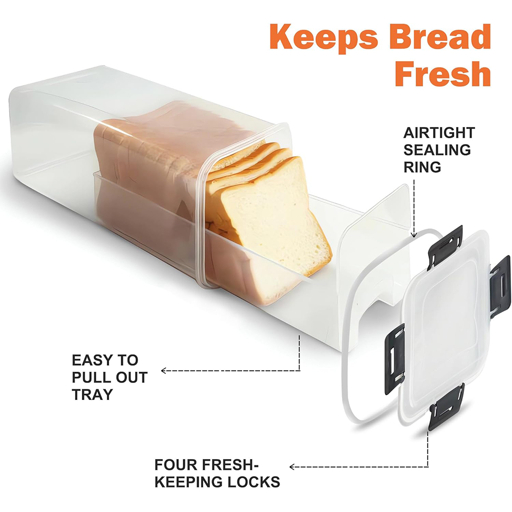 กล่องเก็บขนมปังพร้อมฝาปิดกันอา - Drawer Organizer Tray บทวิจารณ์และราคา