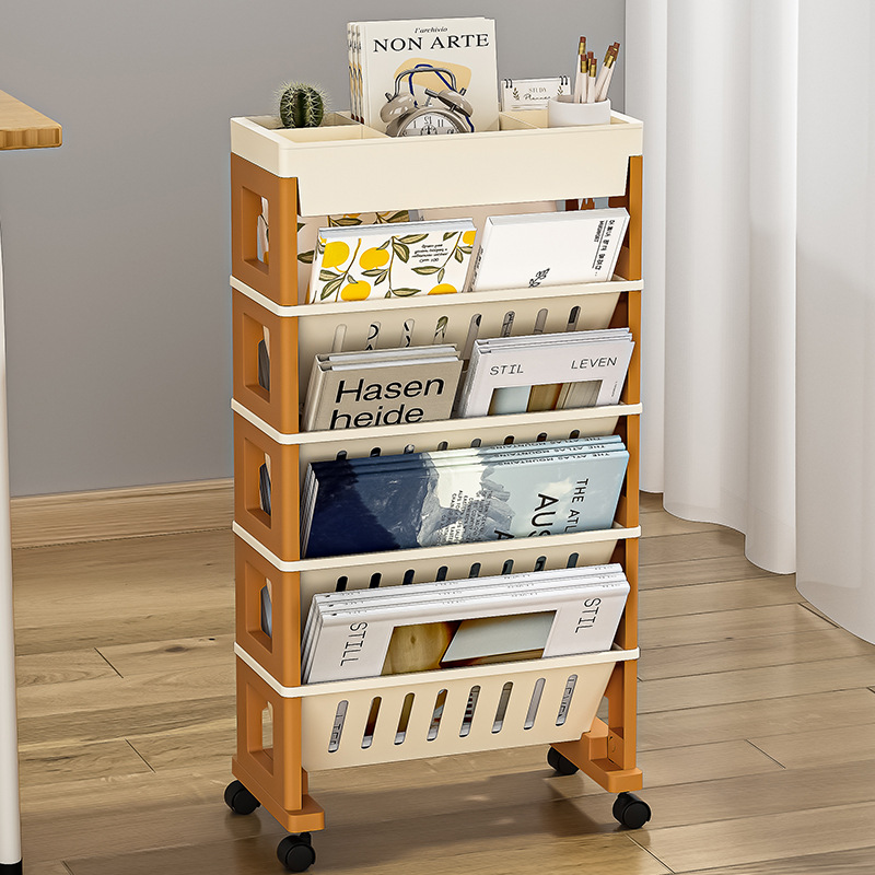 รถเข็นเก็บของใต้โต๊ะ, ที่วางหน - Book Cart Rolling บทวิจารณ์และราคา