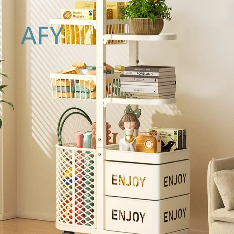 รถเข็นเก็บของเล่นเด็กแบบหลายชั - Book Cart Rolling บทวิจารณ์และราคา