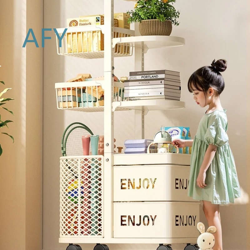 รถเข็นเก็บของเล่นเด็กแบบหลายชั - Book Cart Rolling บทวิจารณ์และราคา