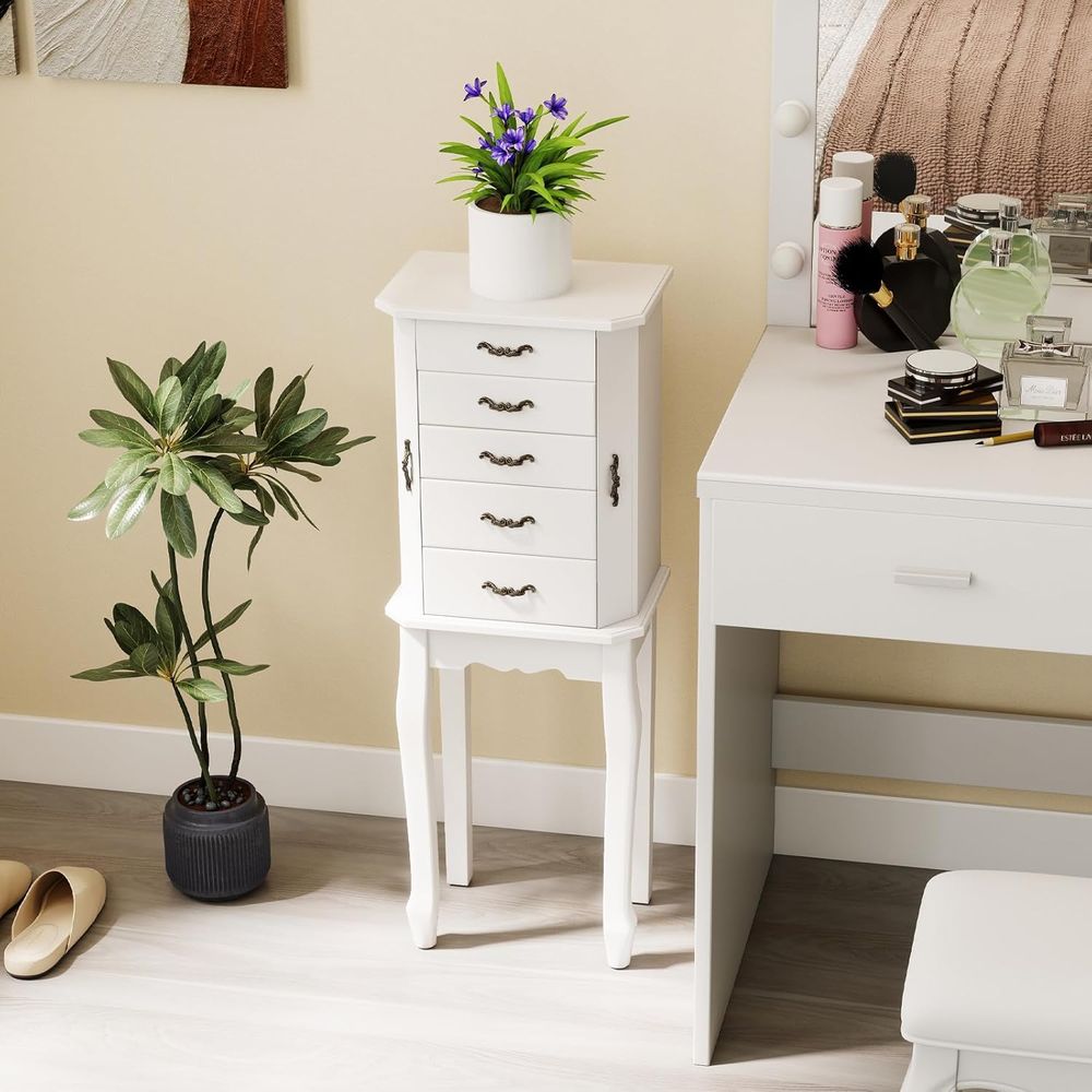 ตู้เก็บเครื่องประดับสีขาวแบบตั - Drawer Organizer Tray บทวิจารณ์และราคา