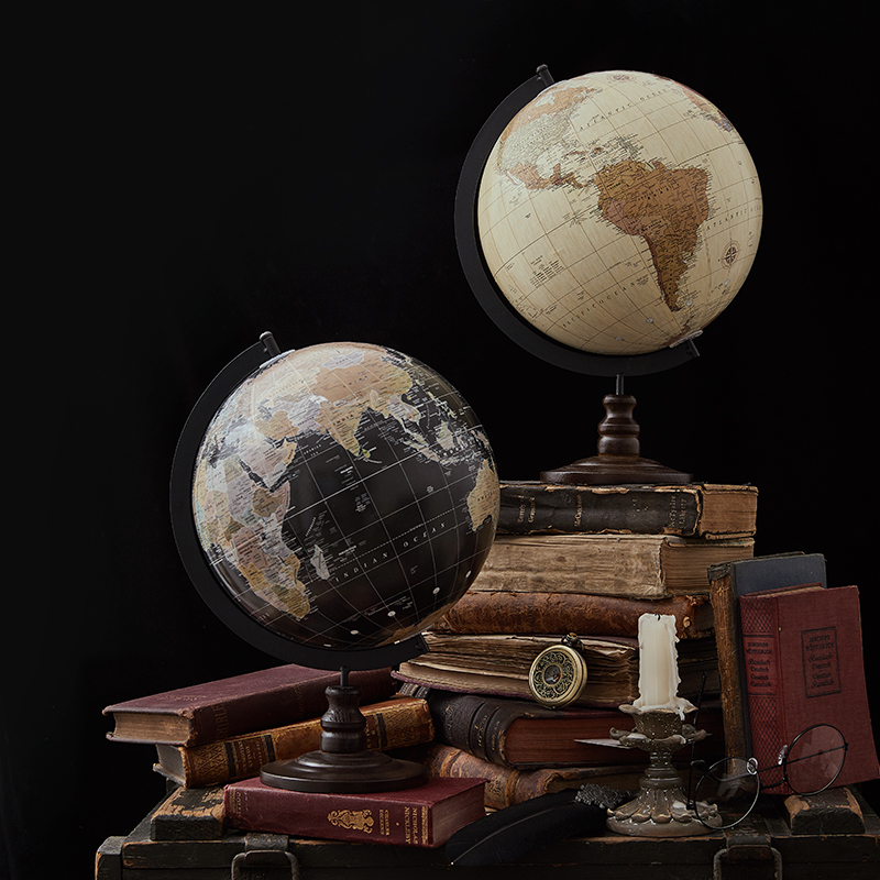 World Globo แผนที่ Vintage ยุโ - Office Furniture Loft บทวิจารณ์และราคา