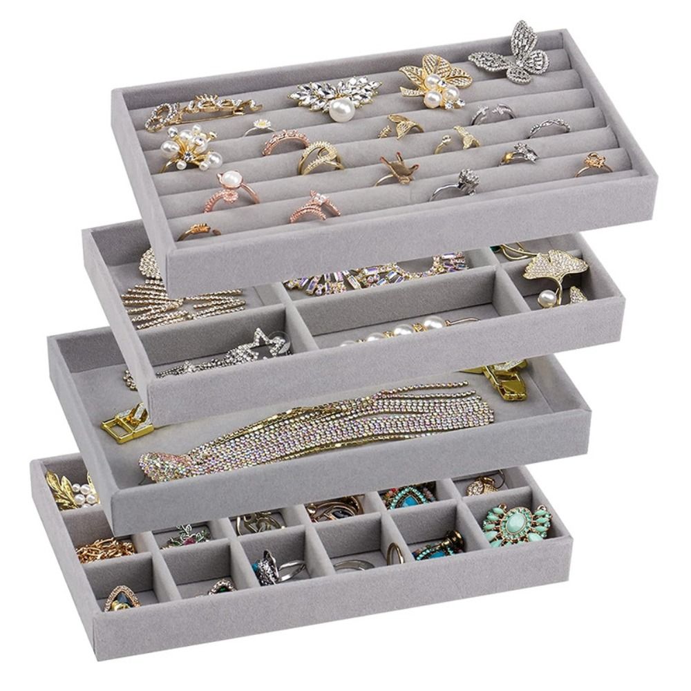 กล่องจัดระเบียบแบบซ้อนได้ กล่อ - Drawer Organizer Tray บทวิจารณ์และราคา