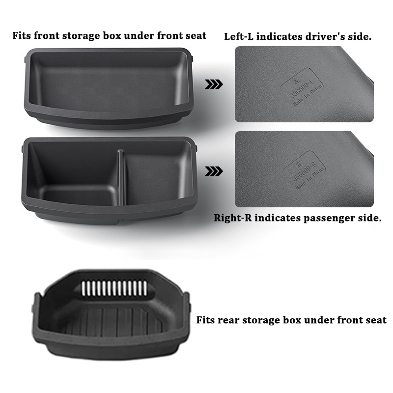 กล่องเก็บของใต้เบาะสำหรับรถยนต - Drawer Organizer Tray บทวิจารณ์และราคา